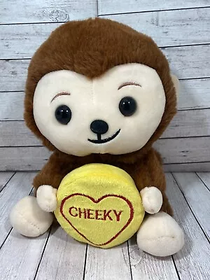 Cheeky Love Hearts Sweets Plush Soft Toy Monkey - Love Hearts Plush- Monkey Toy • £9.95