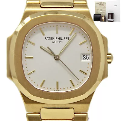 Patek Philippe Nautilus 3900/1 Gold Heavy Buckle (New Dial) Papers 2YRWTY#1003-1 • $39995