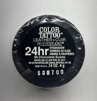 Maybelline Color Tattoo Leather 24HR Cream Eyeshadow #95 Chocolate Suede Sealed • $7.95