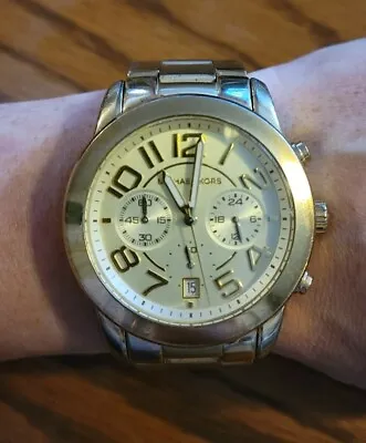 Womens Michael Kors  Golden Mercer Chronograph Watch Mk 5726 • $60