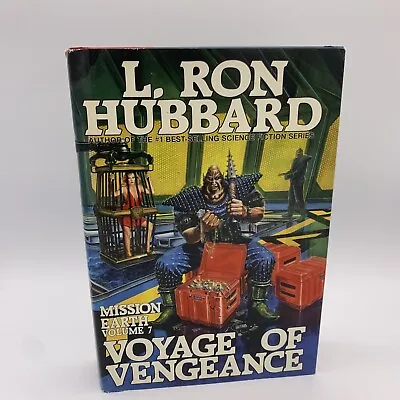 Vintage 1987 Voyage Of Vengeance: Mission Earth Volume 7 By Hubbard Hardcover • $9.87