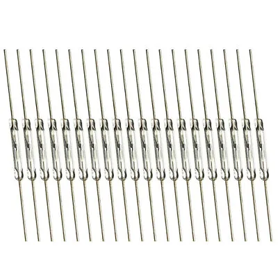 20 X Magnetic Glass Reed Switch 2 X14 Mm Normally Open N/O 2-Pin Low Voltage US • $9.99