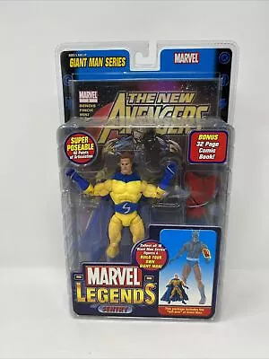 2006 Toy Biz Marvel Legends Giant Man Series Sentry Yellow 6  Action Figure Moc • $29.99