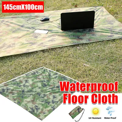 $10.88 • Buy Waterproof Outdoor Camping Tarp Rain Fly Tent For Canopy Hammock Hiking Cover AU