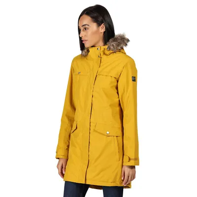 Regatta Womens Serleena II Jacket Waterproof Insulated Hooded Outdoor Parka Coat • £32.74