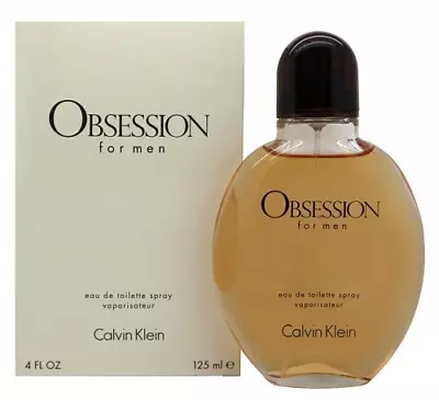 Obsession By Calvin Klein 4 / 4.0 Oz EDT Cologne For Men New In Box • $23.78