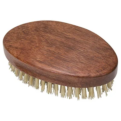 Kingsley Oval Military Style Rosewood Hair Brush Natural Bristle • $24