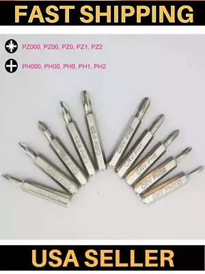 Hex 4mm Screwdriver Bits PZ000PZ00PZ0PZ1PZ2PH000PH00PH0PH1PH2Pozidriv • $8.95