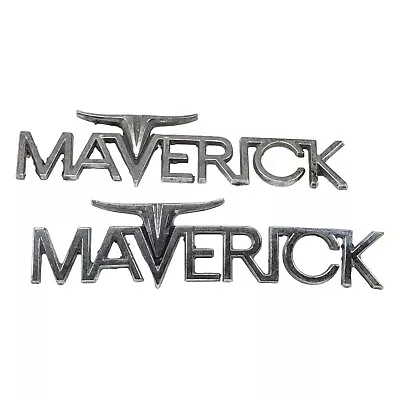 1970 1971 1972 1973 1974 Ford Maverick Front Fender Emblems Classic Car Parts • $34.99