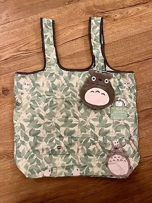 Studio Ghibli My Neighbour Totoro 3in1 Pouch Bag Plush Reusable Shopping Bag • £14.90