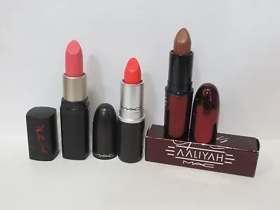 Mac 3 Assorted Lipsticks - See Picture For Shades - See Details • $18