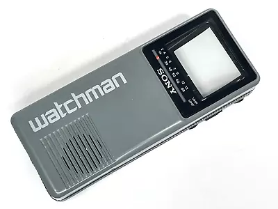 Vintage Sony Watchman FD-10A Black & White UHF VHF Portable Handheld TV - WORKS • $15.99