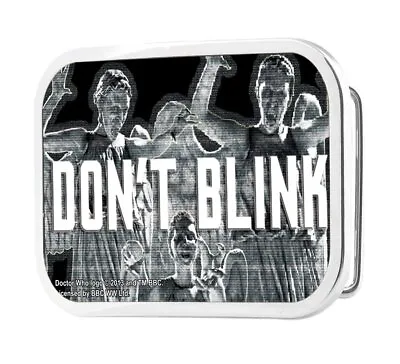 Doctor Who Don't Blink Weeping Angels Images Belt Buckle NEW UNUSED • $14.99