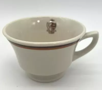 Vintage Restaurant Ware Syracuse China Gold Black Striped Dinnerware Coffee Cup • $8.50