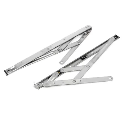 $37.93 • Buy 304 Stainless Steel 16-inch Casement Window Friction Hinge 4 Bar 2pcs