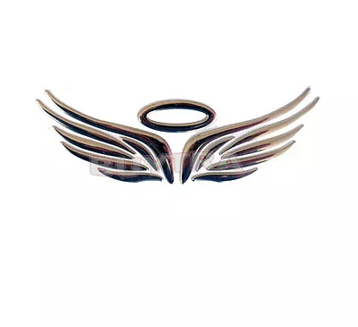 Silver 3D Angel Fairy Wings Car Auto Truck Logo Emblem Badge Decal Sticker B-ca • $1.01