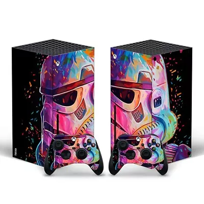 Xbox Series X Skin Star Darth Drawing Sticker Decal Vinyl Wrap For Console • $17.49