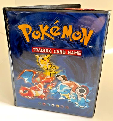$65 • Buy VINTAGE POKEMON CARD Wizards Of The Coast 4-Pocket Album Binder - WOC08320