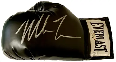 Mike Tyson Signed Left Black Everlast Glove Mike Tyson Exclusive Hologram • $124.99