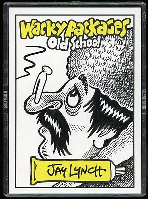 2010 Topps Wacky Packages Sketch Card Old School 1st Fish Bone Signed Jay Lynch • $87.89