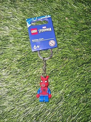 Lego Marvel Spiderman Spiderham Minifigure Keyring Keychain 854077 • £8.95