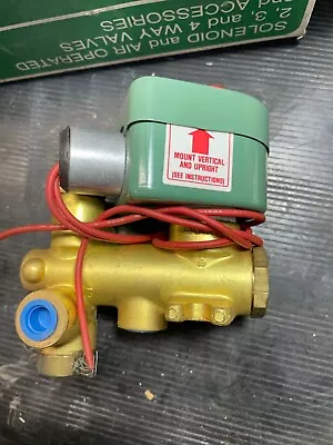 ASCO Red-Hat 3-way Solenoid Valve 1/4  NPT 125 PSI 120VAC EF8342G001MS • $195