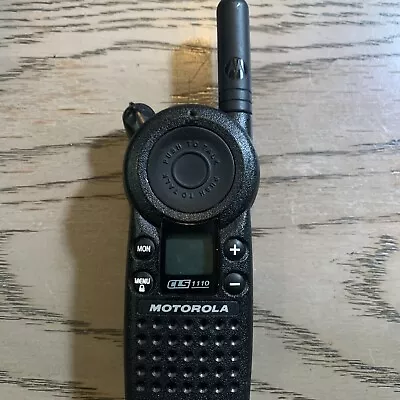 Motorola CLS1110 UHF Business 2-Way Radios Walkie Talkie No Battery Not Cover • $29.99