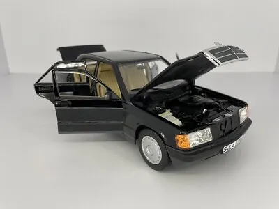 Norev Mercedes Benz 190 E 1984 Black  1:18 183823 • $89.99