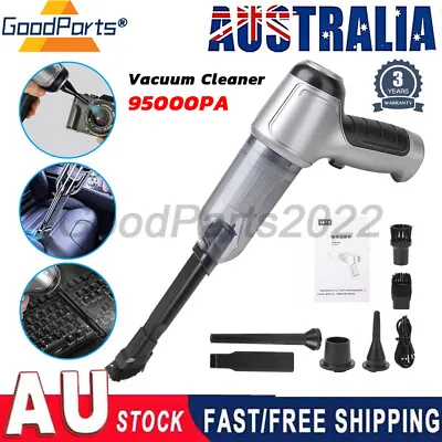 95000PA Handheld Car Cordless Vacuum Cleaner Home Dust Blower Mini Air Duster GO • $40.99