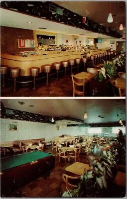 Vintage DETROIT Michigan Postcard SIG'S BAR - Two Interior Views C1950s Unused • $5.25