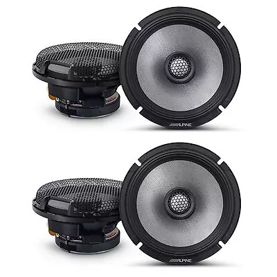 Alpine Two Pairs Of R2-S65 Type R High-Resolution 6.5  Coaxial Speakers • $512.90