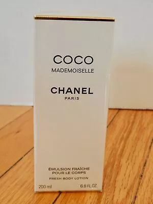 $95 • Buy COCO Chanel Mademoiselle Paris 6.8 Ounce Fresh Body Lotion NEW Sealed