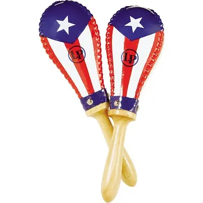 LP Puerto Rican Flag Rawhide Maracas • $94.99