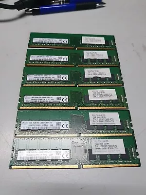 SKhynix 16GB 16 Gb PC4-2666V HMA82GU7CJR8N-VK Desktop ECC UDIMM DDR4 DDR 4 RAM • $55