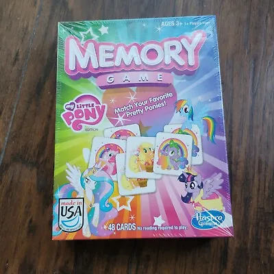 Hasbro My Little Pony Memory Kids Learning Matching Card Game 2013 Ages 3+ • £18.31