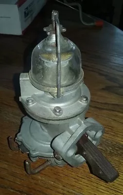Vintage Fuel Pump With Sediment Sight Glass & NOS Filter Insert - Rat Custom Rod • $100