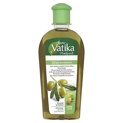 Pack Of 1 200ml Dabur Vatika Olive Enriched Hair Oil Loss Nourish Protect • $6.99