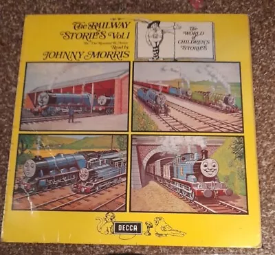 Johnny Morris Railway Stories Vol. 1 (Thomas The Tank Engine) LP Vinyl UK Decca • £4