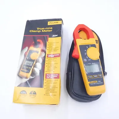 Fluke True-rms Clamp Meter 40A/400A 600V AC/DC Fluke-324 • $404.64