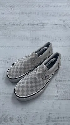 Vans Classic Slip On Blue And White Checkerboard Size 6.5 UK • £16.99