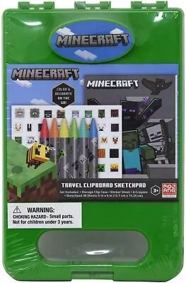 Minecraft Travel Clipboard Sketchpad Coloring & Sticker Activity Set For Kids Wi • $21.99