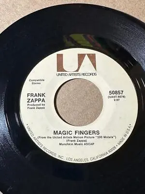 FRANK ZAPPA United Artists 50857 MAGIC FINGERS / DADDY DADDY DADDY  VG++ LISTEN • $25.70