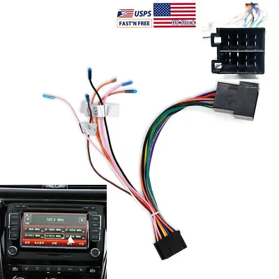 1X Universal Female ISO Radio Wiring Harness Adapter Connector Car Adaptor Plug • $12.59