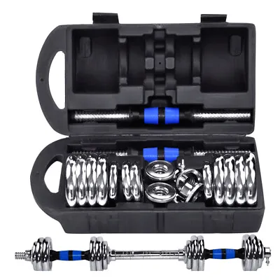 £49.99 • Buy Top Power Cast Iron 20Kg Dumbbells Set Of Gym Weights Barbell/Dumbbell