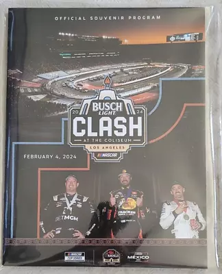 2024 Nascar Busch Light Clash At Coliseum Program Mexico Series Martin Truex Jr • $29.99