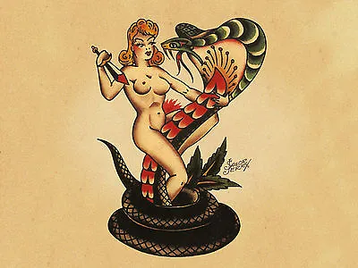 Sailor Jerry Tattoo Vintage SJT22 Poster Art Print A3 A4 BUY 2 GET 1 FREE • £4.29