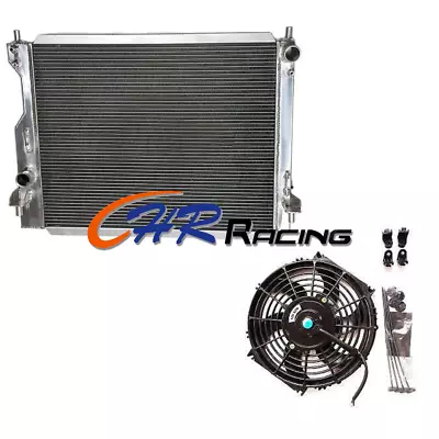 Aluminum Radiator + Fan For 2005-2014 Ford Mustang V6 3.7L 4.0L V8 4.6L 5.0L • $190