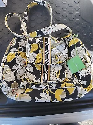 VERA BRADLEY Edie Dogwood Triple Compartment Purse. New With Tags. NICE!! • $29.99