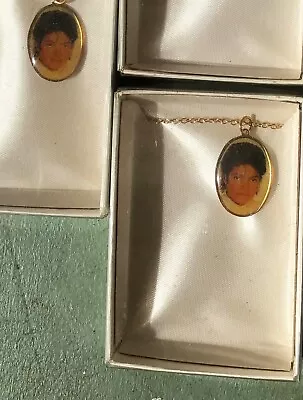 Lot Of 3 Michael Jackson Necklaces With Box Vintage 1980s • $18.50