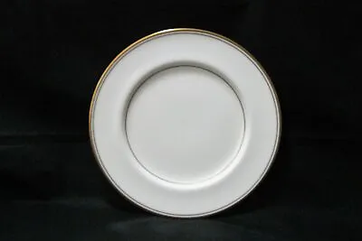 Set Of 5 MIKASA Narumi Bone China Wheaton Gold Rim Salad Plate 7.5 D • $30